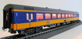 Exact-Train EX11162 - H0 - Personenwagen ICRm Apmz10 Amsterdam-Brüssel, NS, Ep. VI - Wagen 1